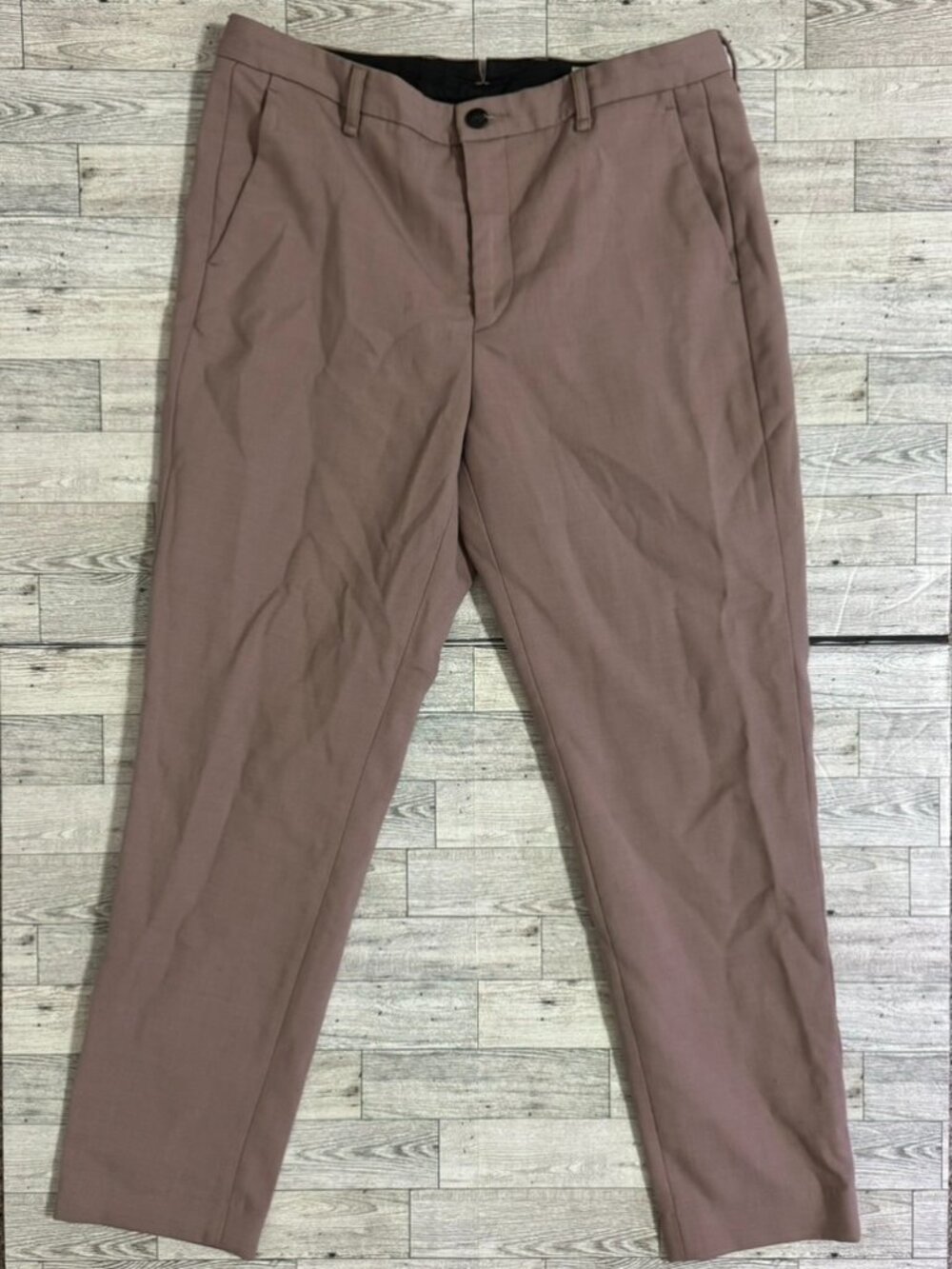 Rag & Bone NEW YORK Mauve Taupe Tailored Ankle Trousers Size 6 Made in USA